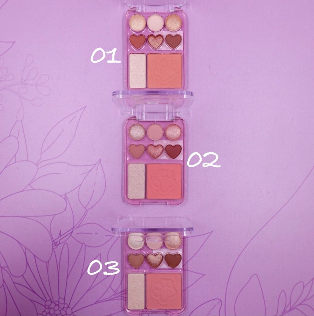PALETA DE SOMBRAS 3 EN 1 HUELLA ANYLADY
