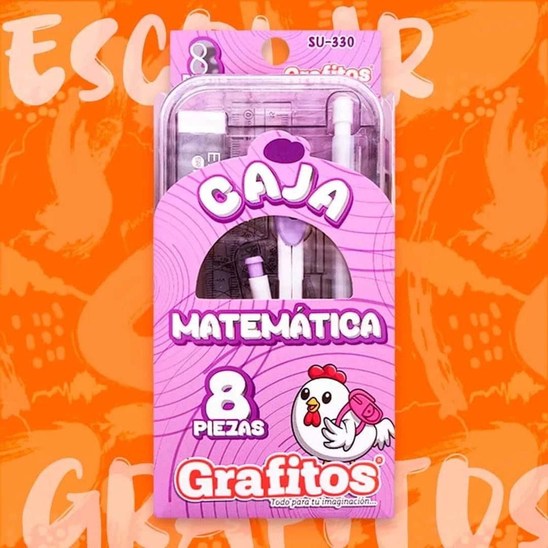 CAJA MATEMATICA GRAFITO