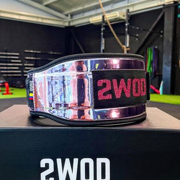 CINTURÓN ROSA ESPEJO - imagen 1