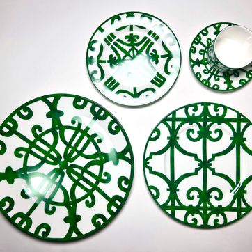 VAJILLA HERMES VERDE - imagen 1