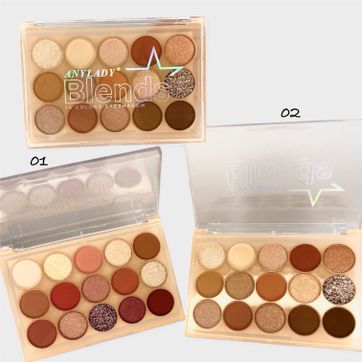 Imagen del producto PALETAS DE SOMBRAS 15 TONOS BLENDS ANYLADY