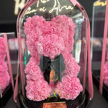 OSO EN CÚPULA DE VIDRIO - imagen 1