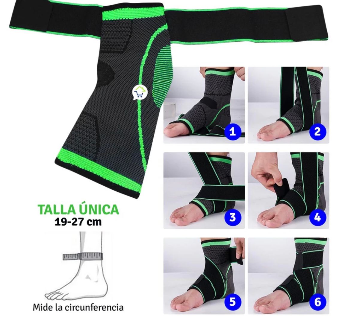 Tobillera deportiva ajustable 