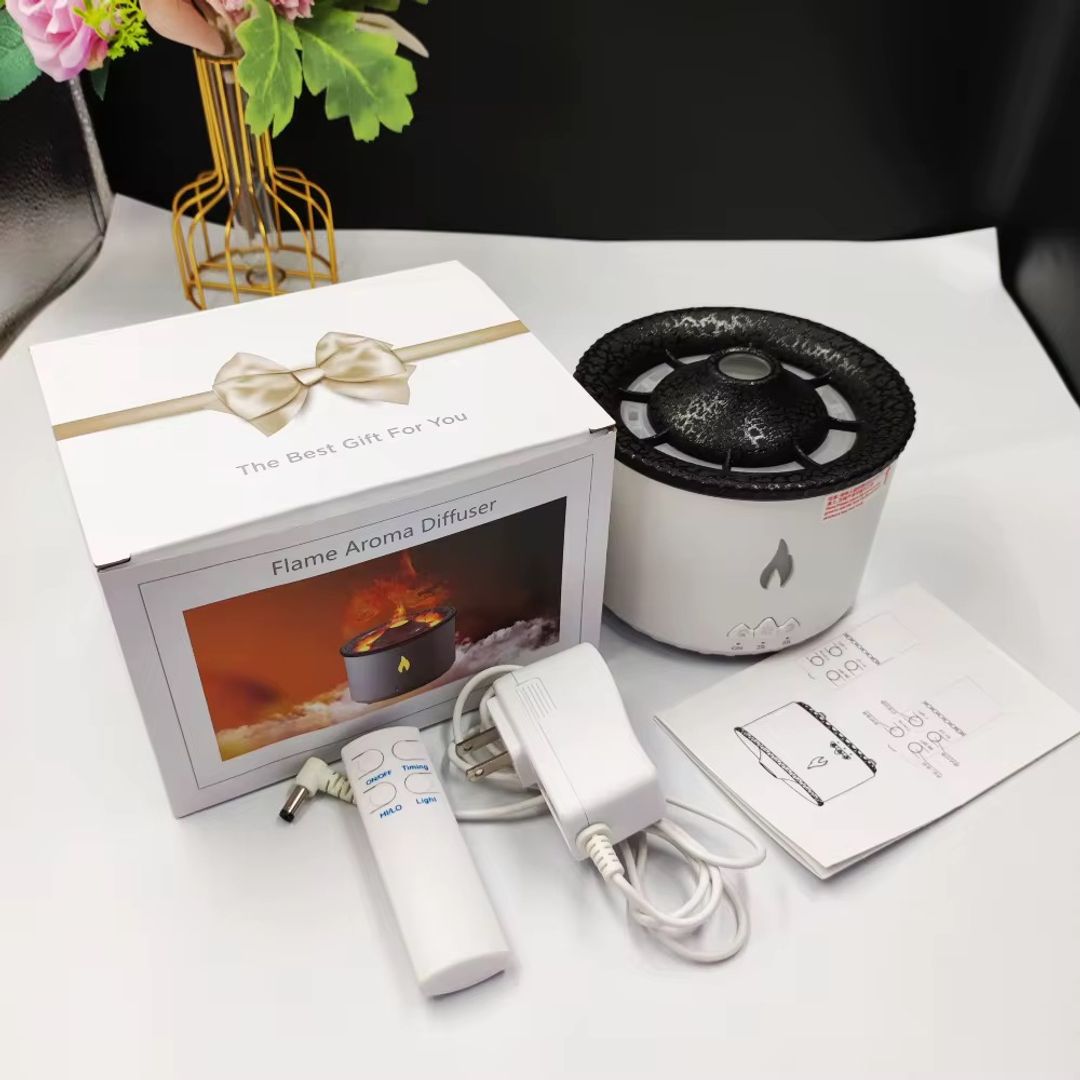 Humidificador ultra sonido efecto llama 