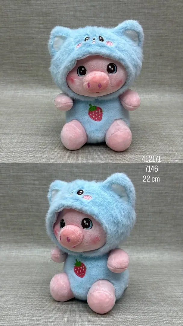 CERDITO CON DISFRAZ SURTIDO 22 CM