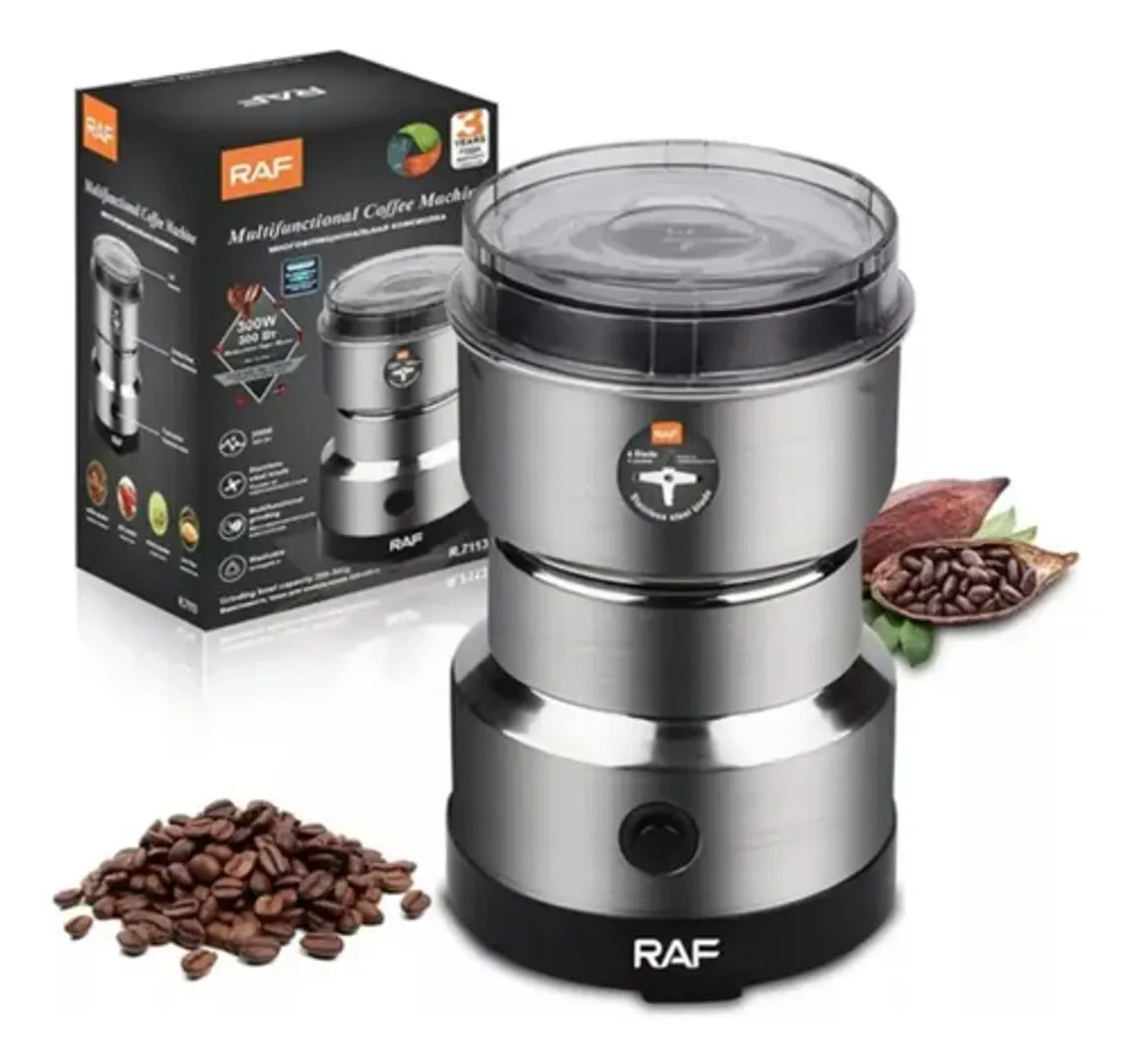 MOLINO TRITURADOR ELECTRICO PARA CAFE Y ESPECIAS MULTIFUNCIONAL RAF