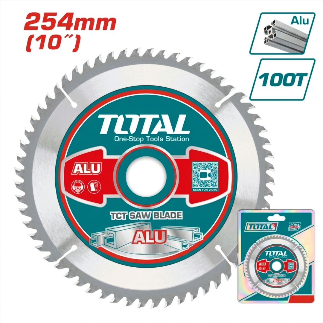 DISCO DE CORTE SIERRA PARA ALUMINIO 10" 100 DIENTES