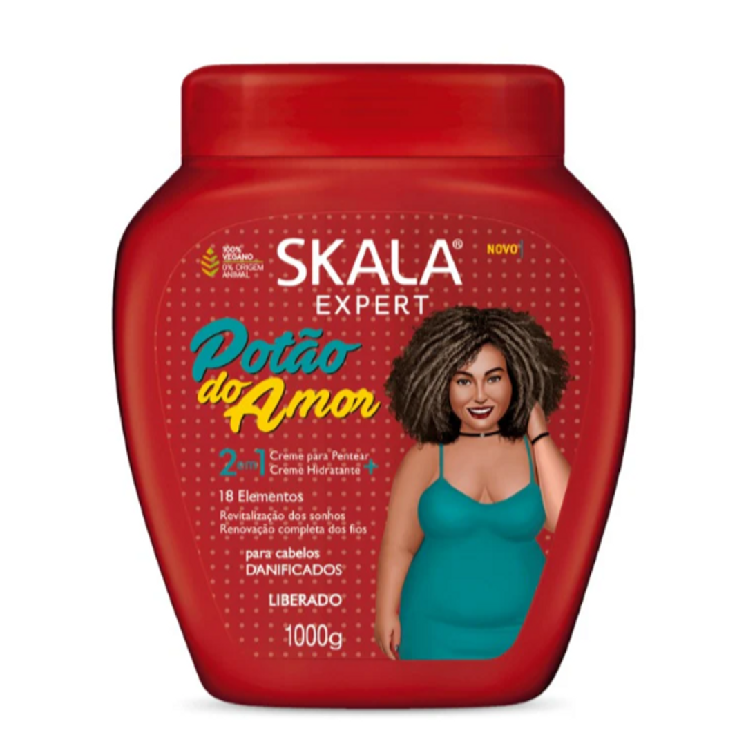 CREMA PARA PEINAR 2 EN 1 POTAO DE AMOR SKALA