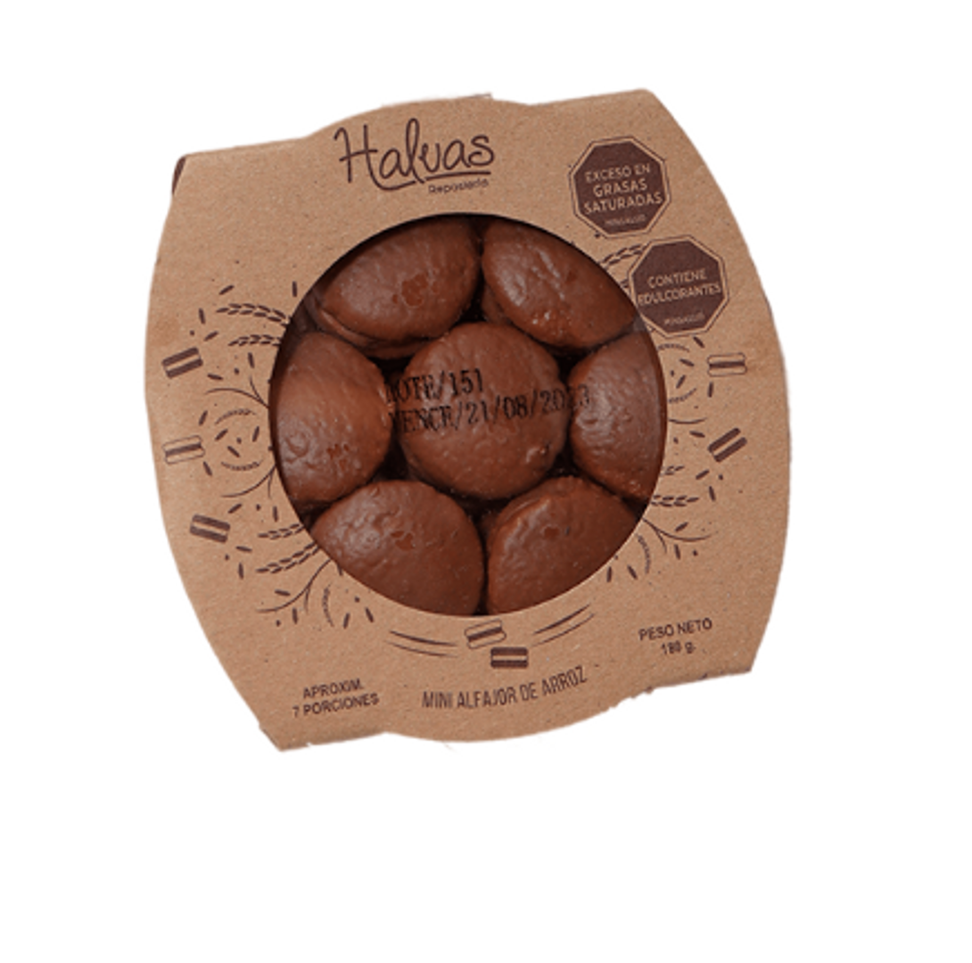 MINI ALFAJOR CHOCOLATE CAJA