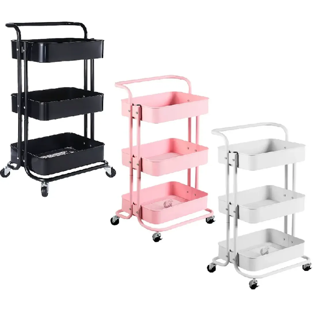 CARRITO ORGANIZADOR PLASTICO 3 NIVELES TA-2