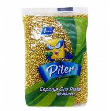 Imagen del producto  O. ESPONJA PITER ORO-PLATA MULTIUSOS