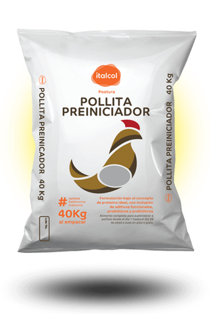 ITALCOL POLLITA PREINICIADOR x 40 Kilos