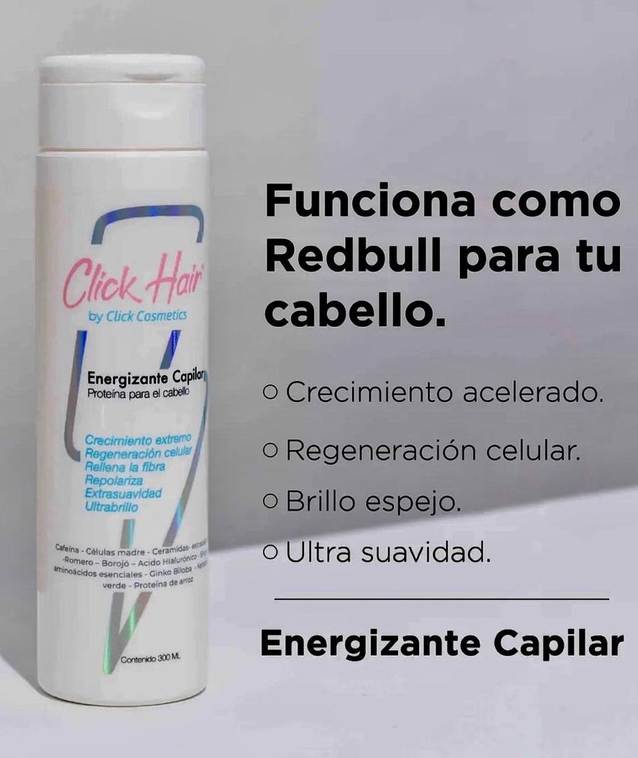 CLICK HAIR ENERGIZANTE CAPILAR/PROTEINA PARA EL CABELLO