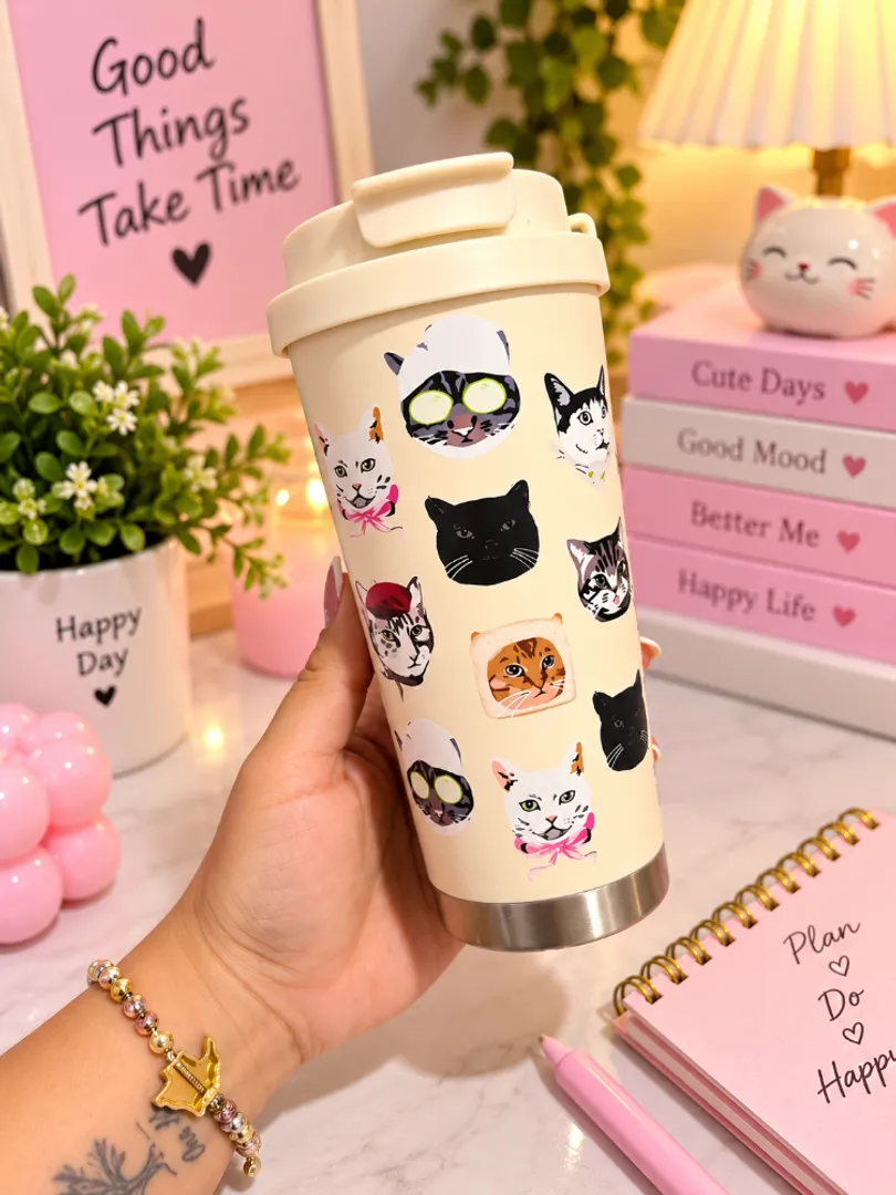 Termo térmico coffee gatito 