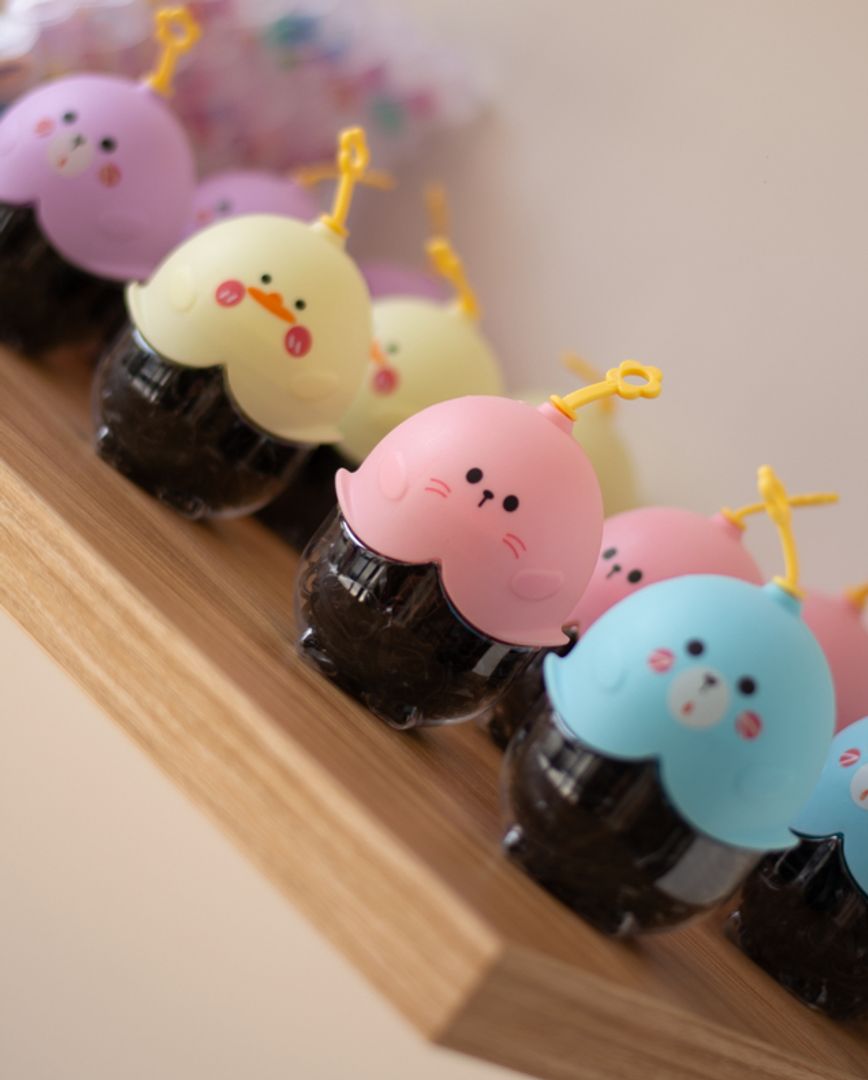 TARRITOS DE LIGAS DE COLORES SURTIDO 