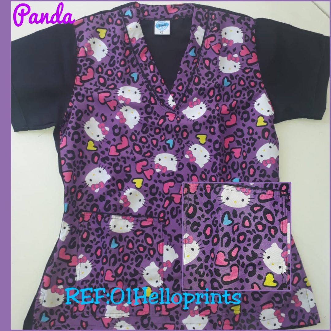  Uniforme antifluido estampado en frente