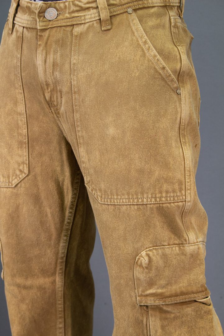 JEANS CARGO APT OCRE 