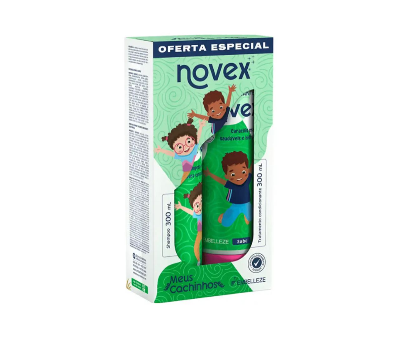KIT MEUS CACHINOS SHAMPOO + ACONDICIONADOR 300ML NOVEX