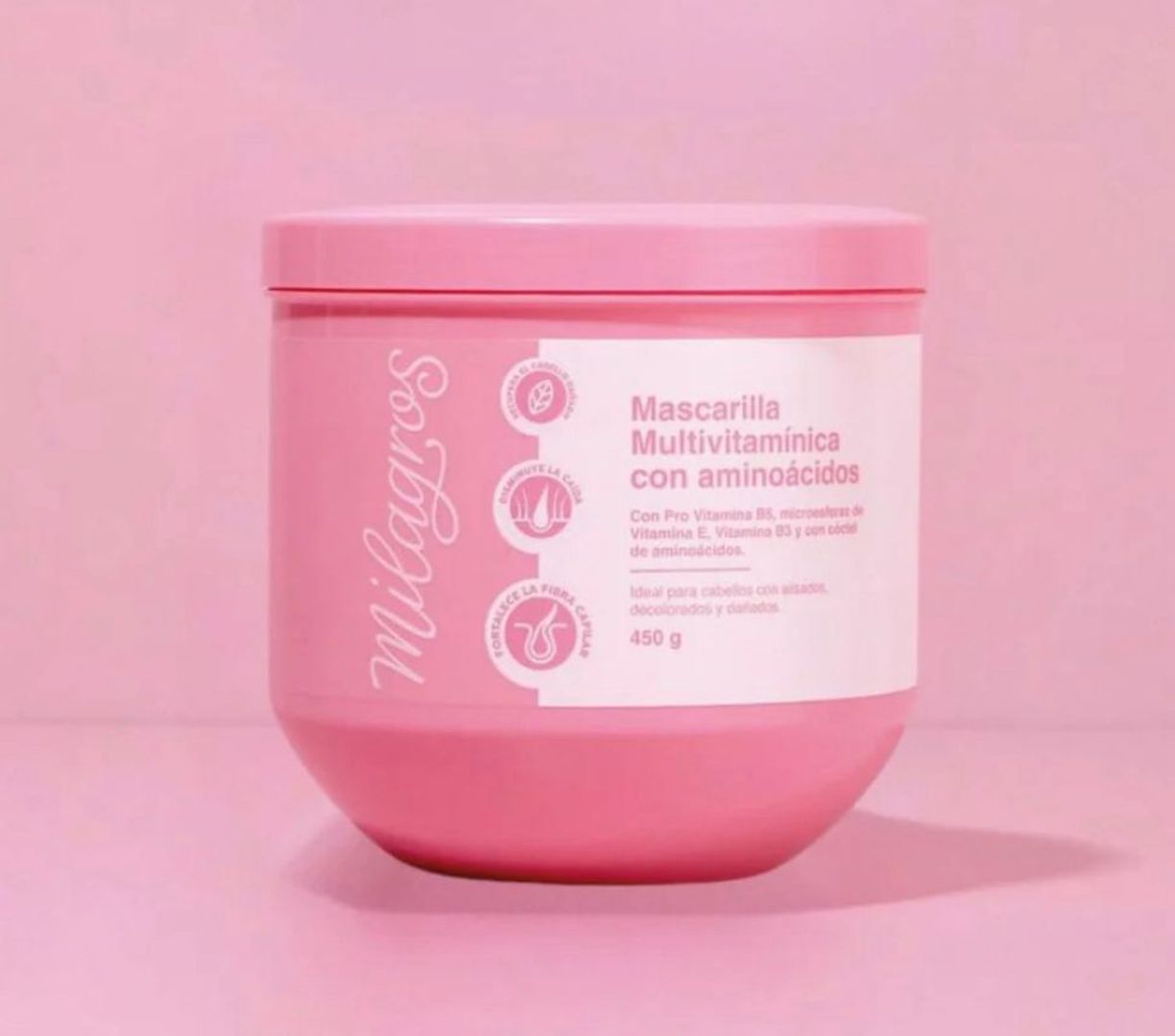 MASCARILLA MULTIVITAMINICA CON AMINOACIDOS MILAGROS 