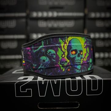 CINTURON SKULL MORADO - imagen 1