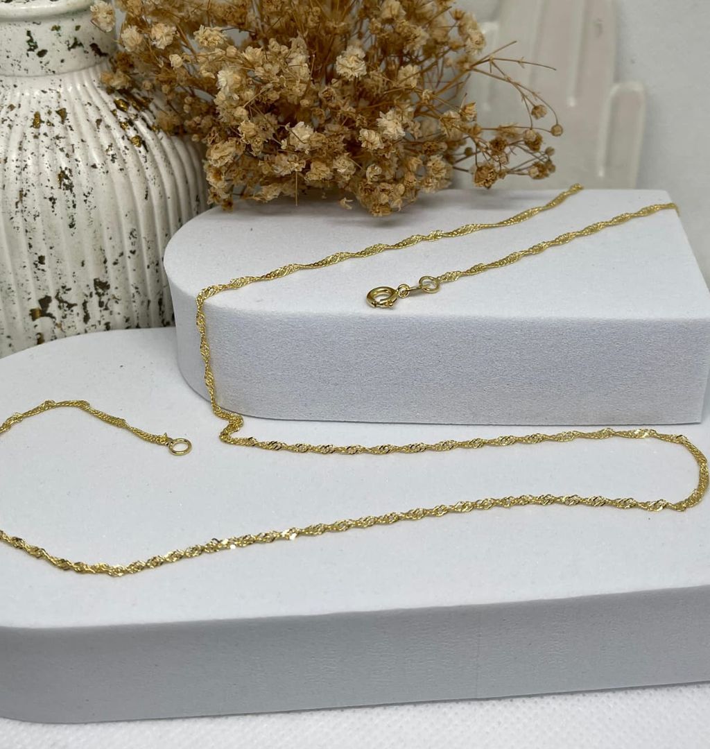 Cadena singapur de 60cm y 1.5mm