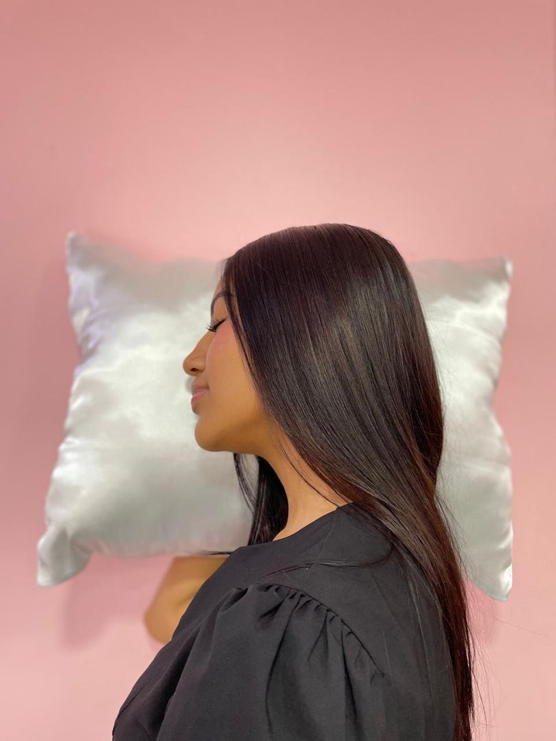 FUNDA DE ALMOHADA EN SATIN 