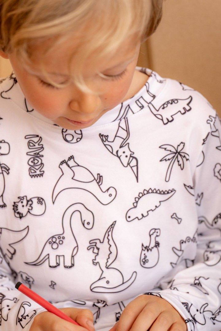 PIJAMA PINTABLE DINO