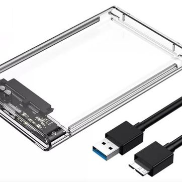 Imagen del producto Caja Disco SATA 2.5" USB 3.0 Transparente