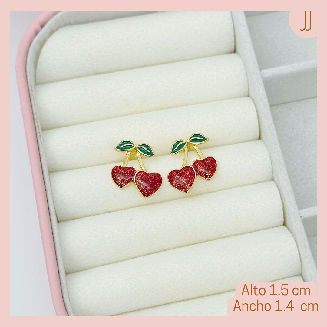 Topitos Cerezas Rojas Rodio