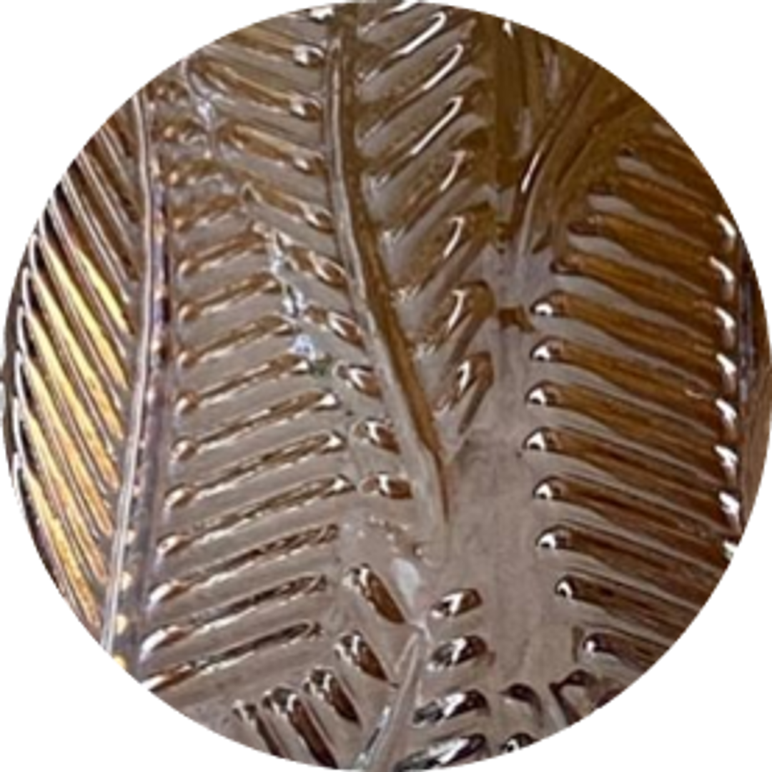 Floreros de cristal.