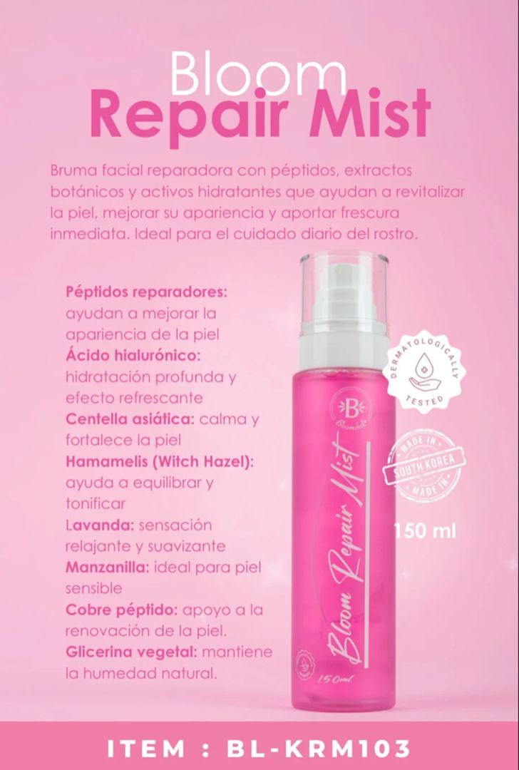 BRUMA BLOOM REPAIR MIST 150ML BLOOMSHELL