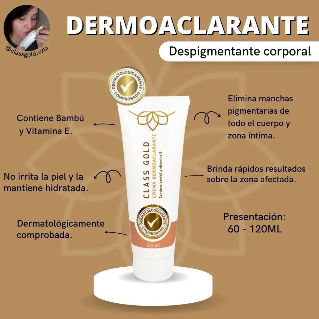 Dermo-aclarante corporal 