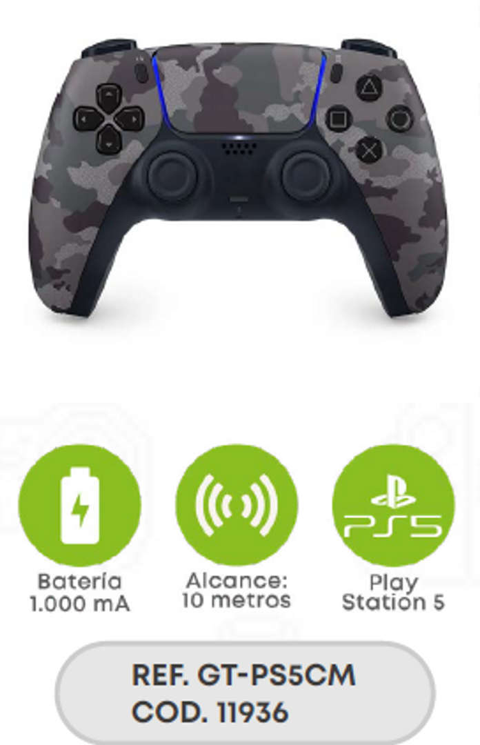 CONTROL PS5 CAMUFLADO