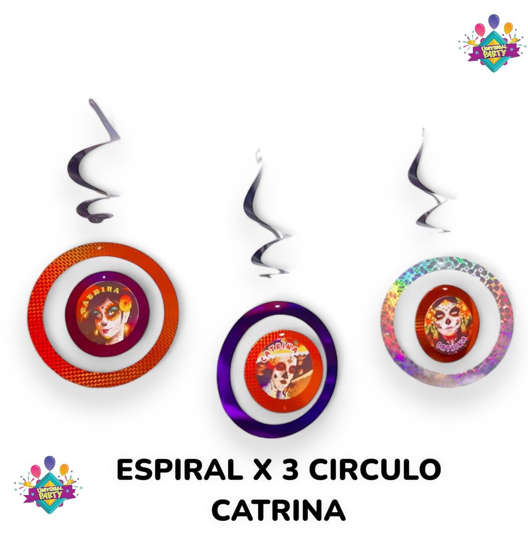 ESPIRAL X 3 CIRCULO CATRINA