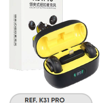 Imagen del producto MICRÓFONOS DUAL TX CLIP 2.4G