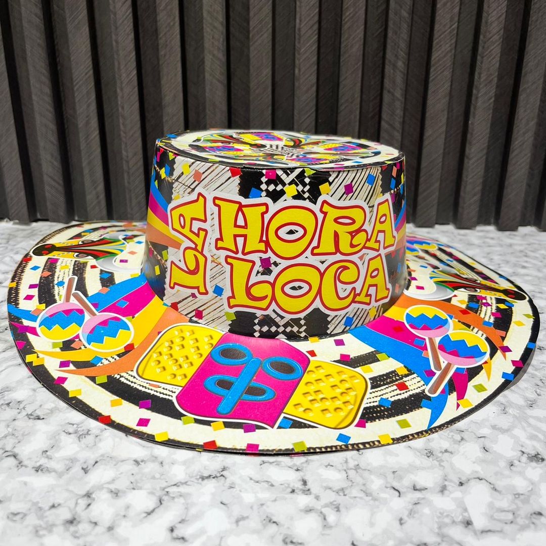 SOMBRERO HORA LOCA x 12 