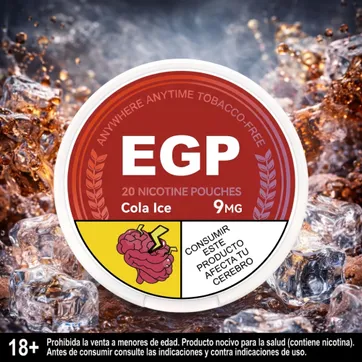 Imagen del producto Egp Cola Ice 9mg - Parches De Nicotina