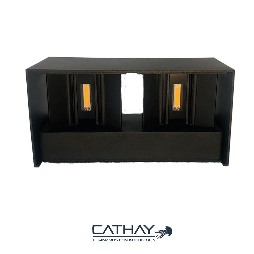 APLIQUE DE PARED RECTANGULAR DOBLE ECUALIZABLE DOBLE HAZ DE LUZ