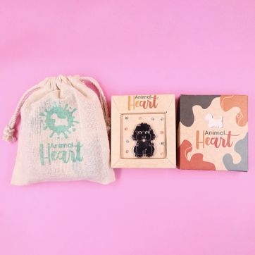 PIN FRENCH POODLE NEGRO - imagen 2