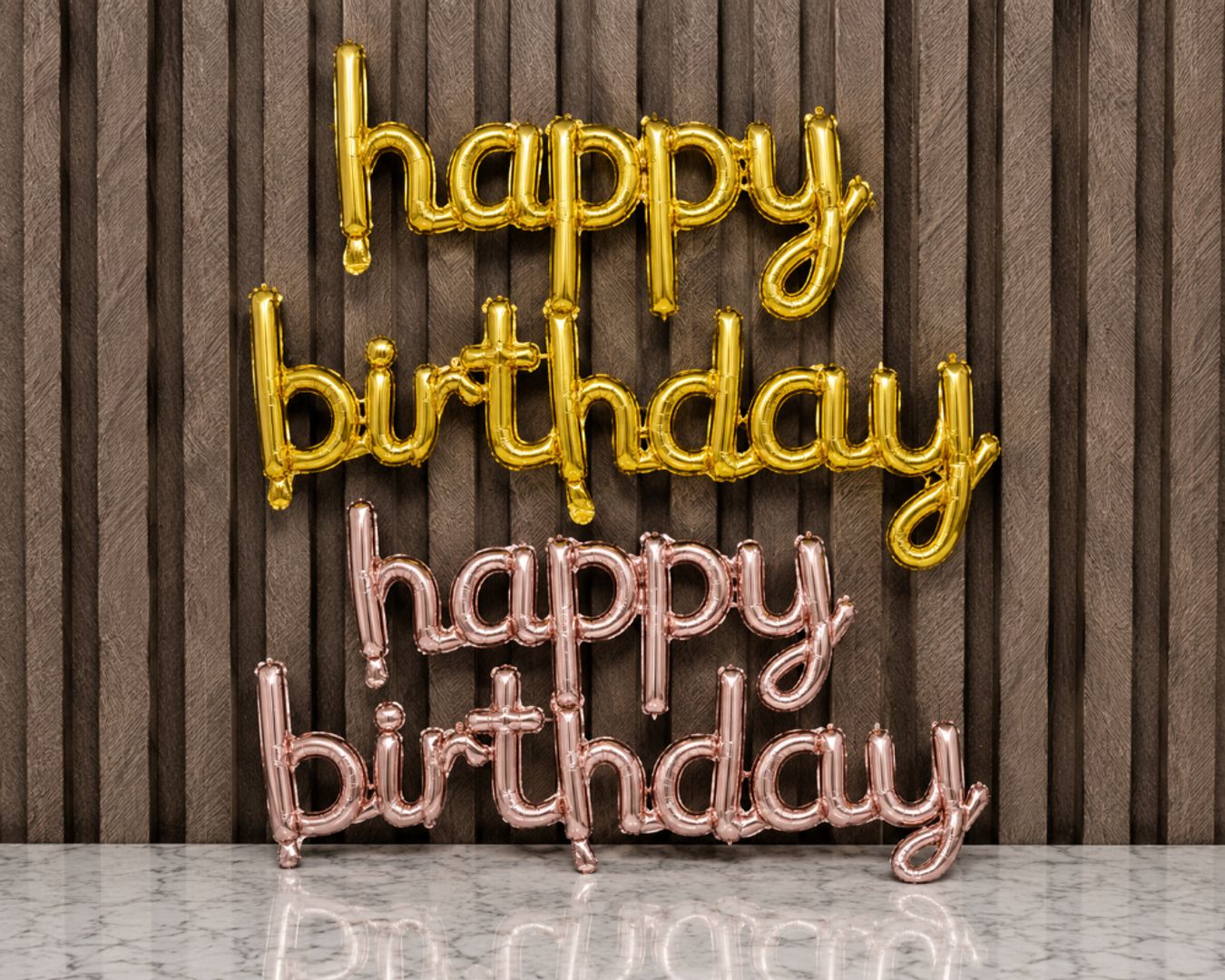 LETRERO HAPPY BIRTHDAY CURSIVO