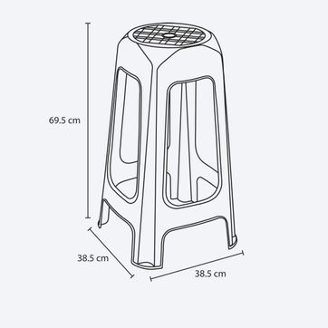  BUTACO BAR BLANCO RF7337 RIMAX - imagen 3