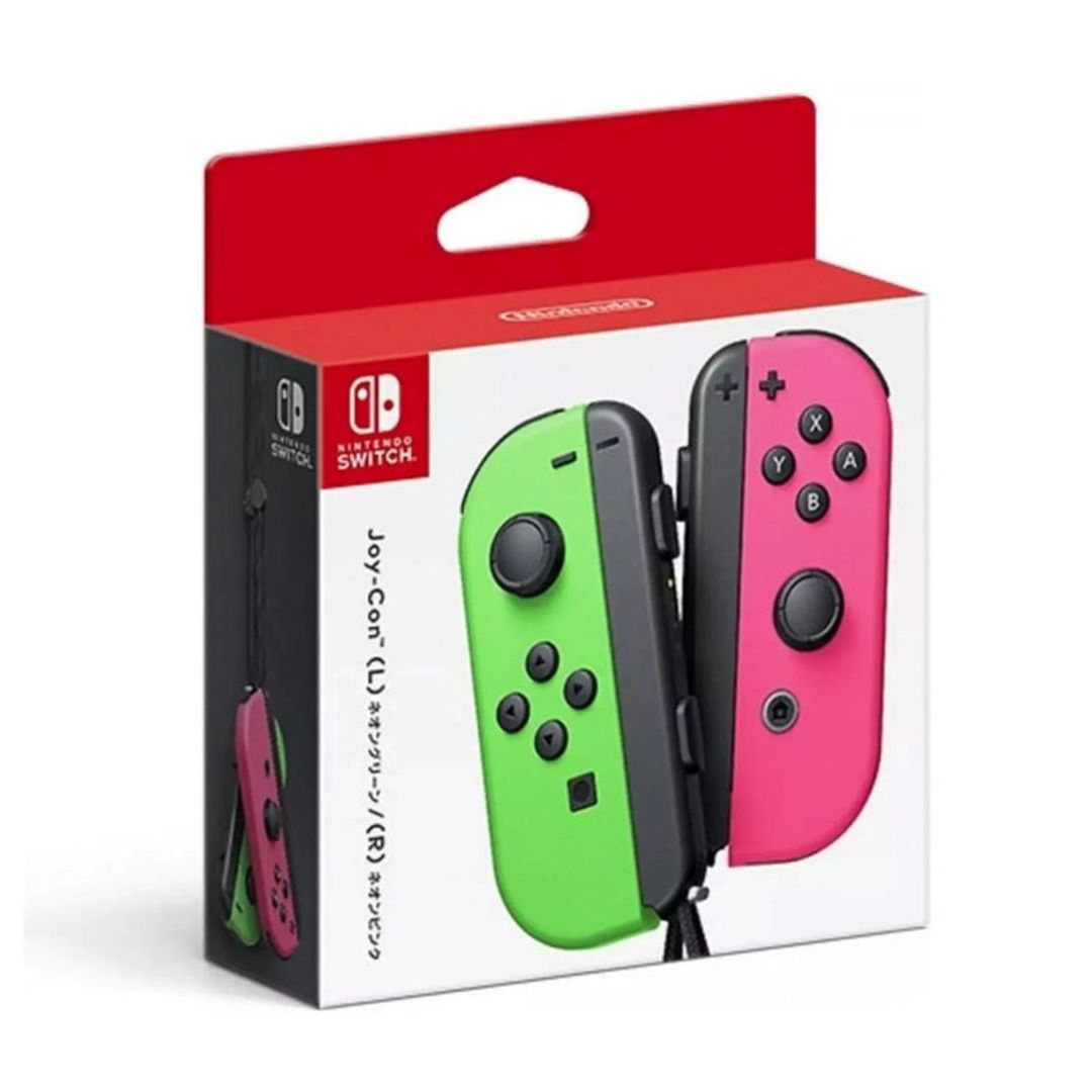 CONTROL NINTENDO SWITCH JOY-CON NEON ROSADO VERDE