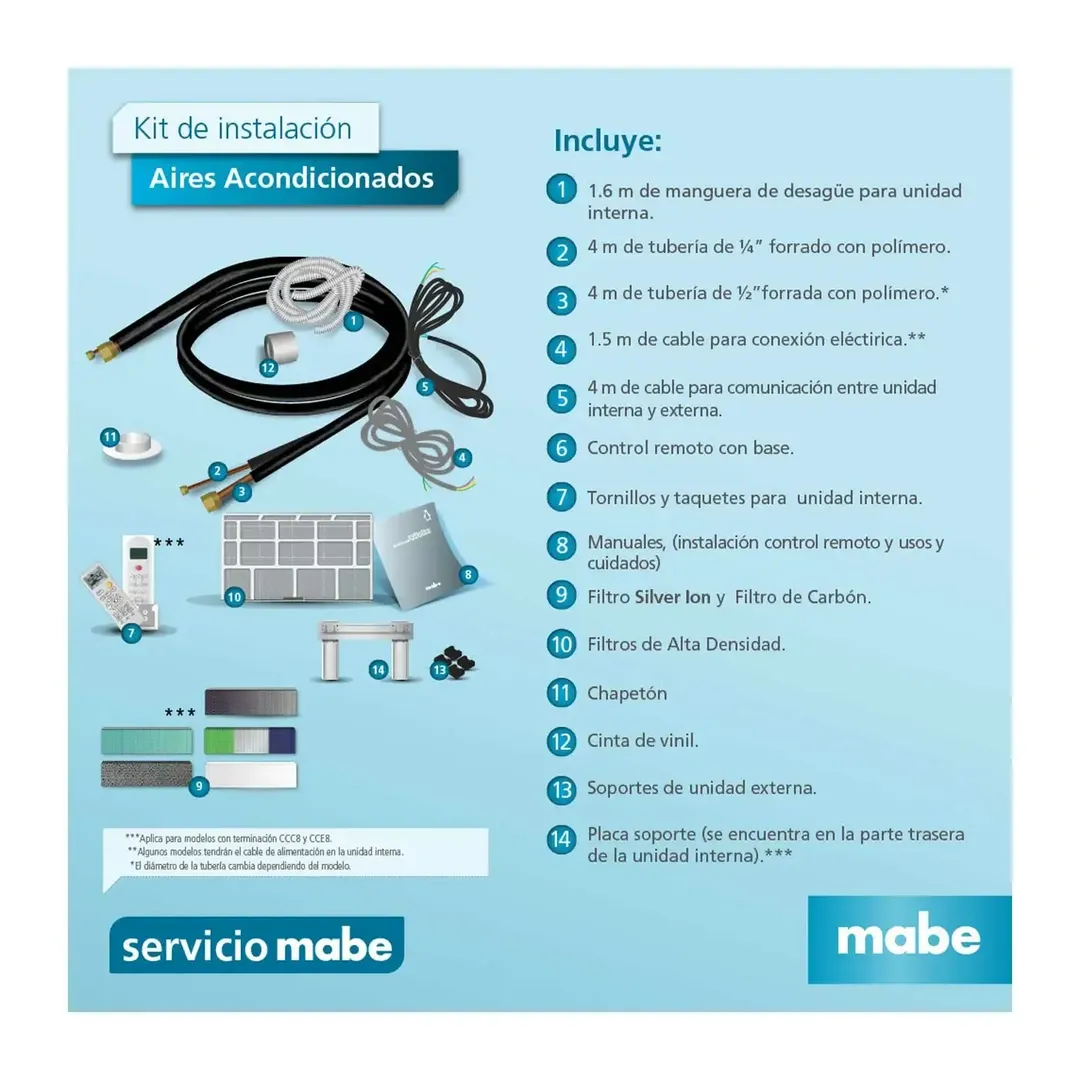 SPLIT MABE 24000 BTU R-410 A