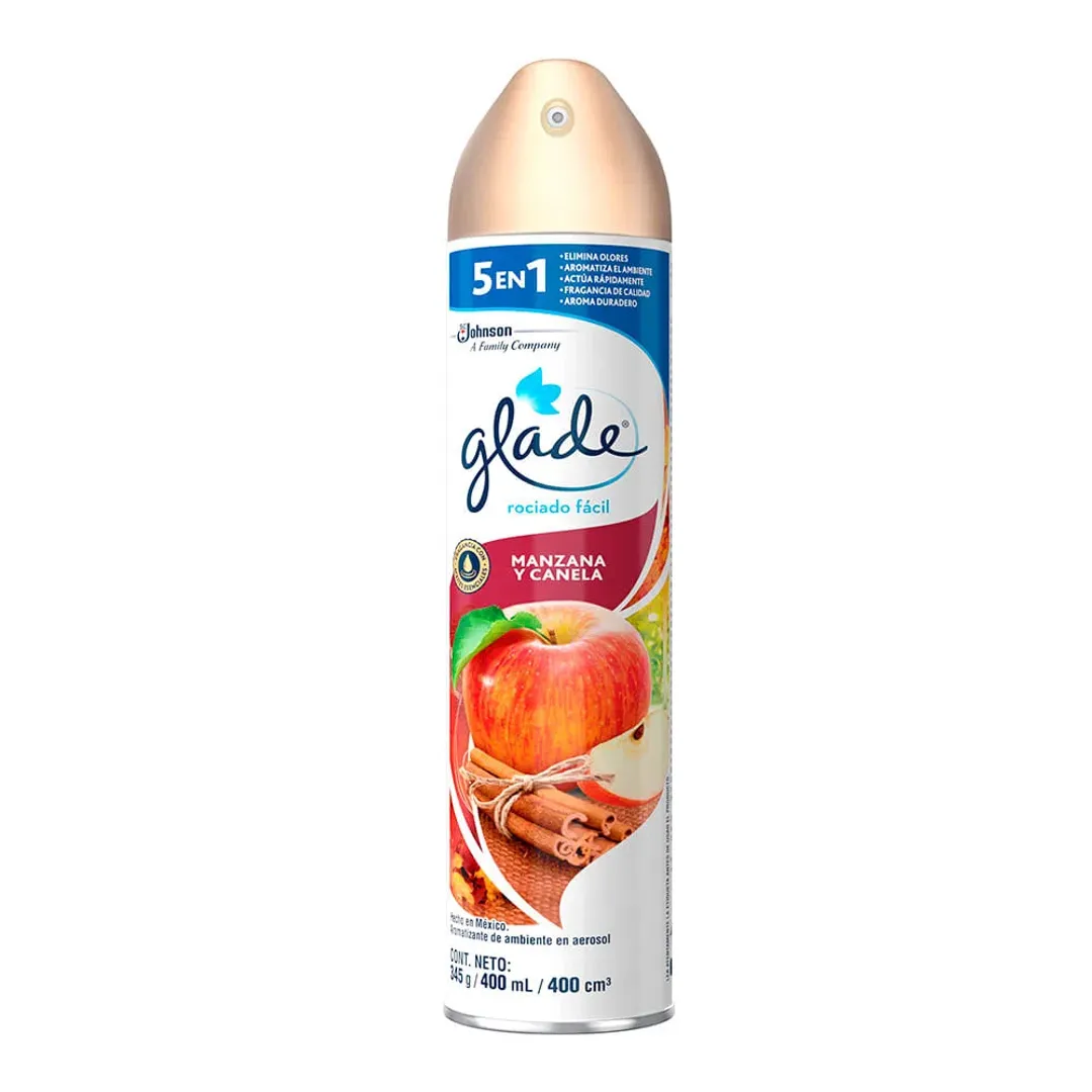  G. GLADE AEROSOL MANZANA Y CANELA X 400 ML