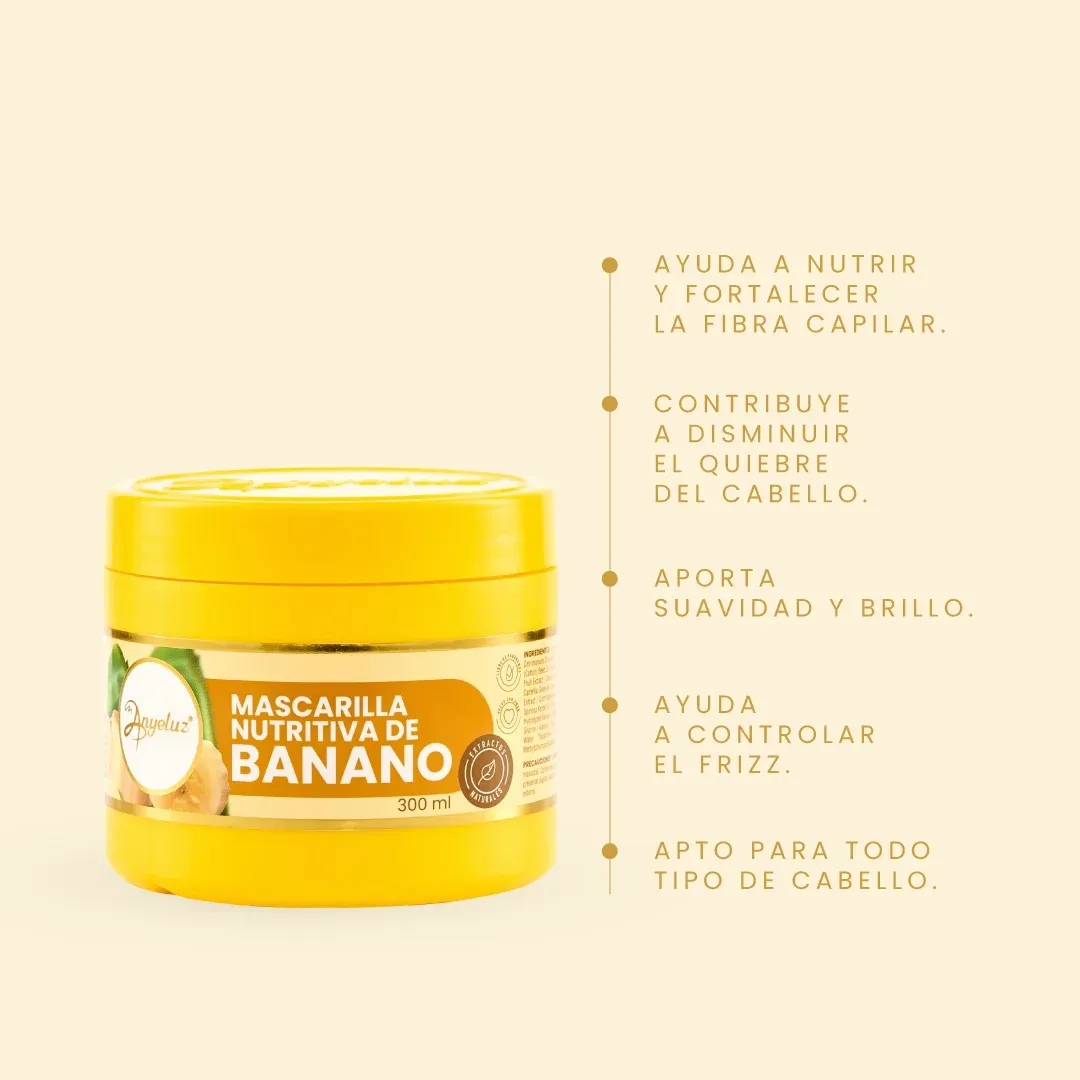 Mascarilla con banano 