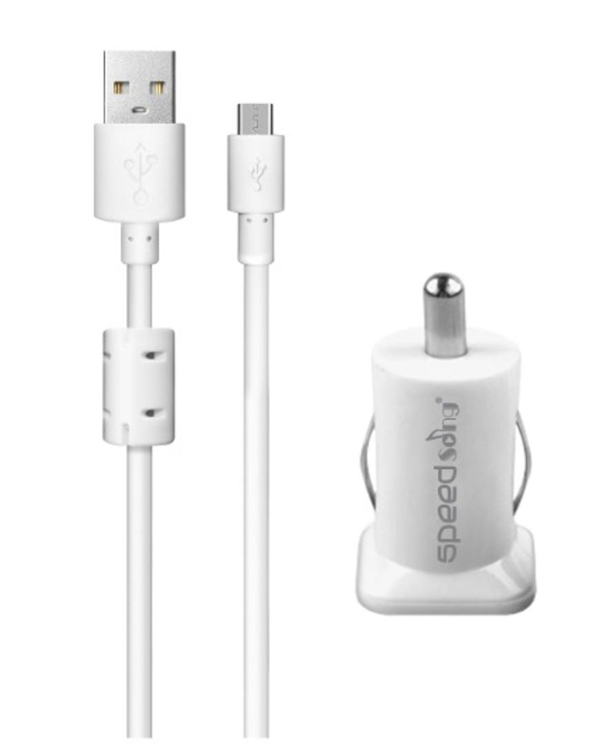 Cargador de carro SpeedSong 3A cable V8