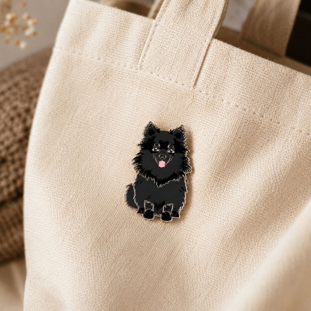 PIN POMERANIA NEGRO