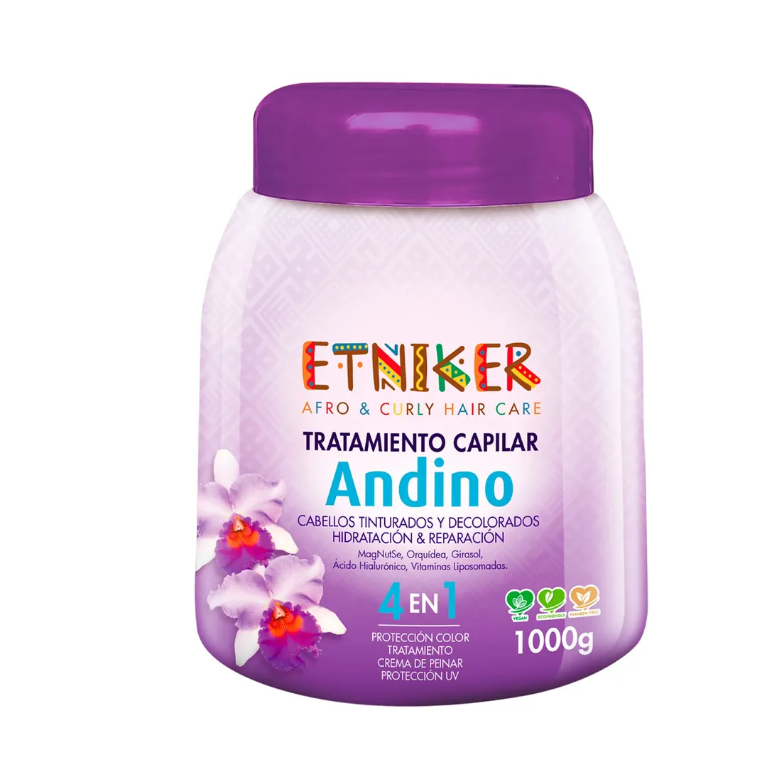TRATAMIENTO CAPILAR ANDINO 1000GR ETNIKER