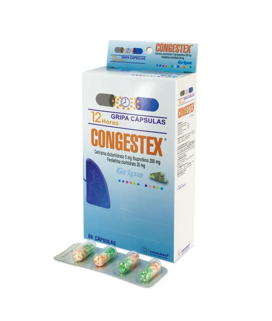 CONGESTEX GRIPA SOB X 4 CAPS