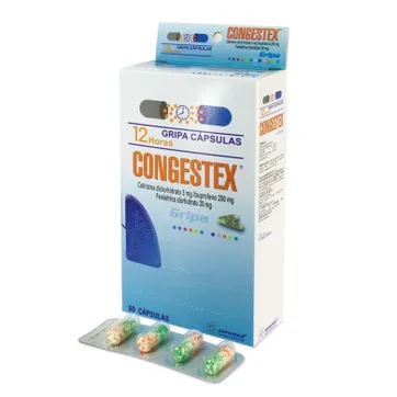 Imagen del producto CONGESTEX GRIPA SOB X 4 CAPS